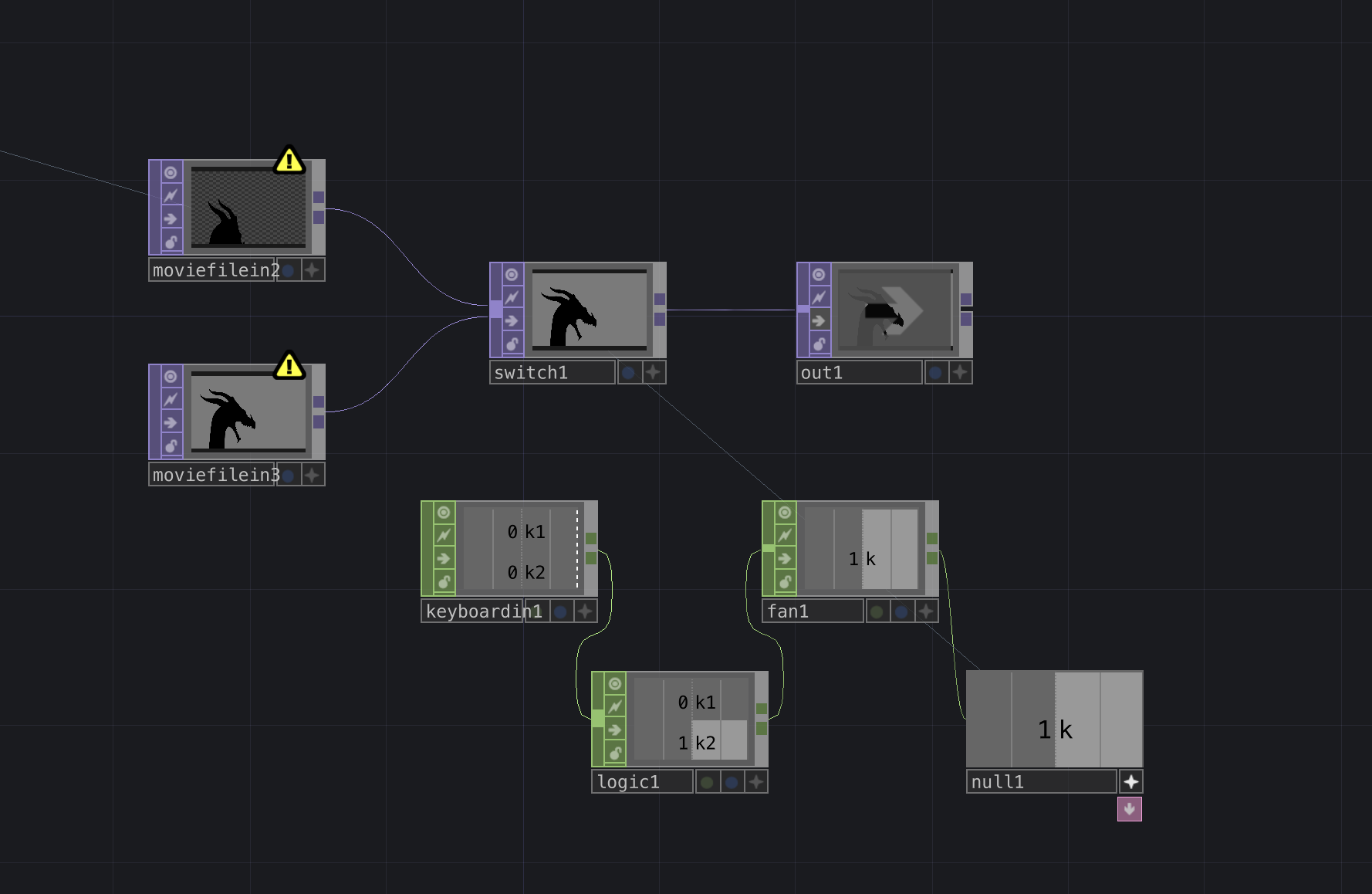 touch designer toggle.
